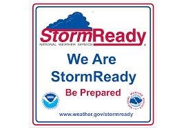 We are a NOAA Storm Ready County